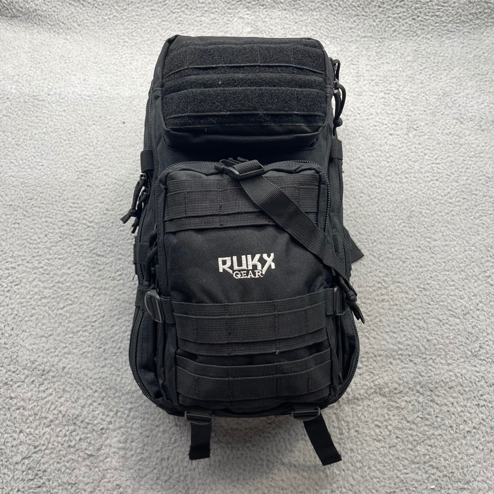 American Tactical Imports ATICT1DB Black RUKX Gear Tactical 1-Day MOLLE Backpack